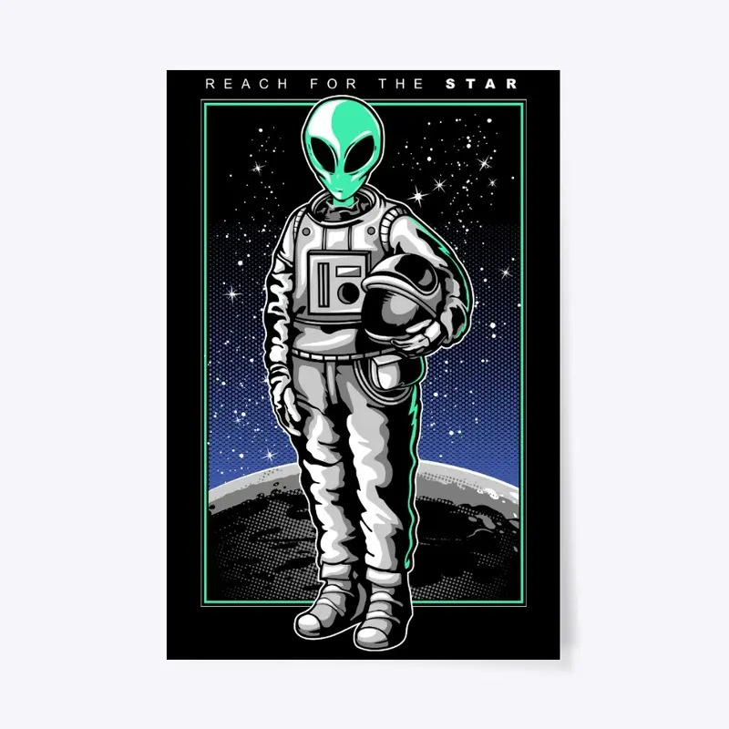 Alien Poster - Spaceium Society© 