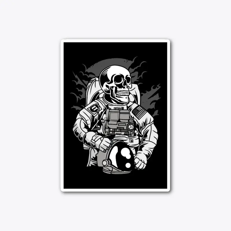 Skull Astronaut - Spaceium Society©